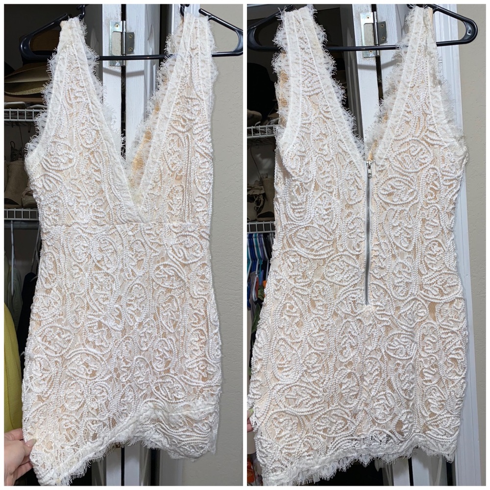 BEAUTIFUL white lace dress ChicMe